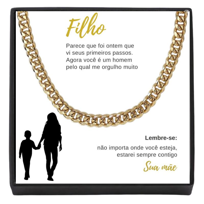 Presente Para Filho Corrente Amor De Mãe